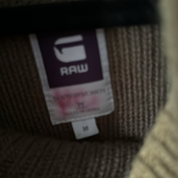 Women’s G Star wool size medium cowl neck sweater - Picture 3 of 7